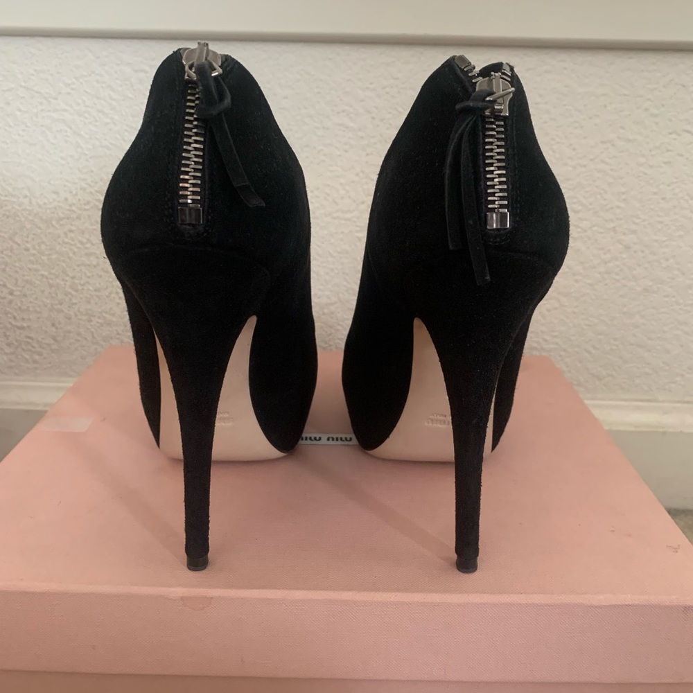 Miu Miu Suede Booties - Picture 3 of 3